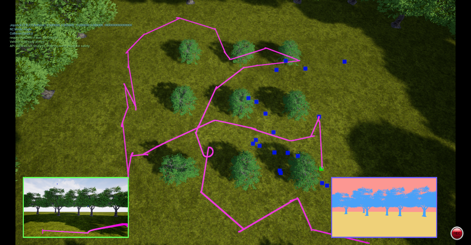 Simulation experiment visualization for our approach